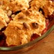 Cobbler fraise rhubarbe