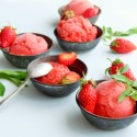 Sorbet fraise verveine