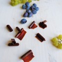 Cuir de fruit prune raisin